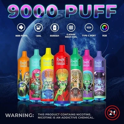 Fitur dan Batasan Vape Sekali Pakai RandM Tornado 10000